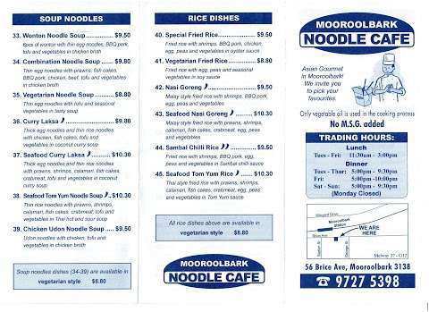 Photo: Mooroolbark Noodle Cafe